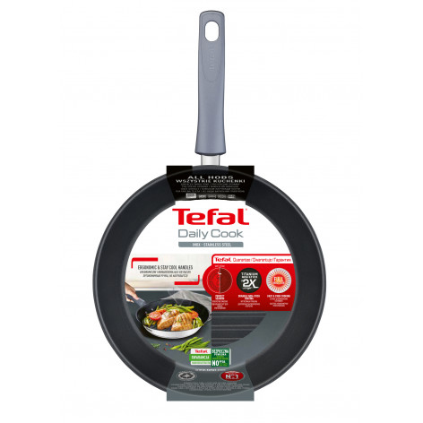 Tefal Daily Cook G7314055 stekpanna Grillpanna Rund