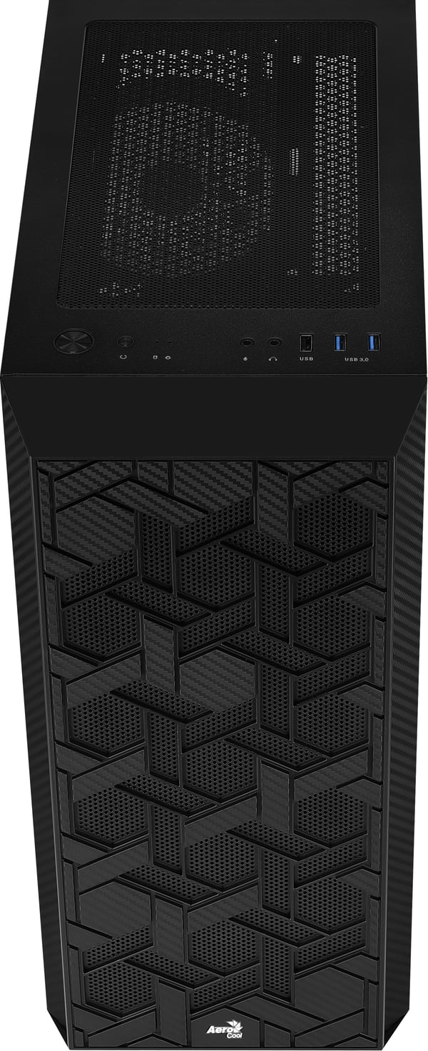 Aerocool Hive FRGB Midi Tower Svart