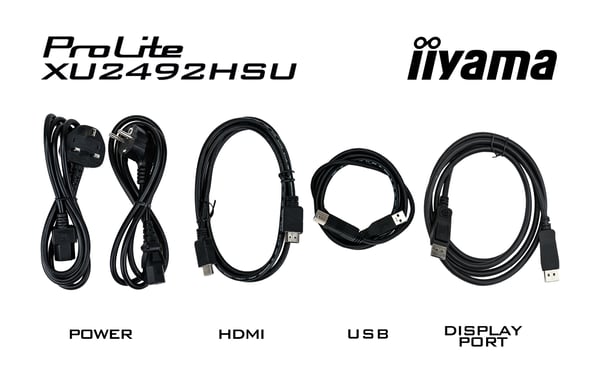 iiyama ProLite XU2492HSU-B6 computerskærm 60,5 cm (23.8") 1920 x 1080 pixel Fuld HD LED Sort