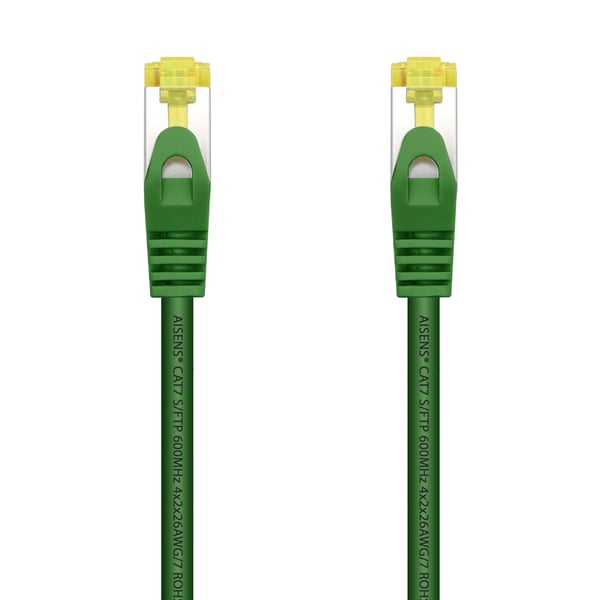AISENS A146-0481 verkkokaapeli Vihreä 0,5 m Cat7 S/FTP (S-STP) Pyöreä