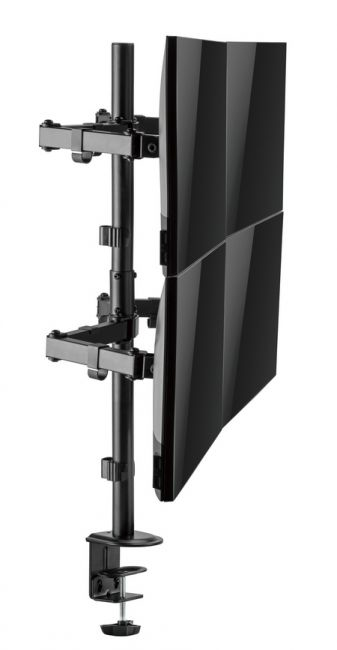 Equip 650159 skærmbeslag og -stativer 81,3 cm (32") Skrivebord Sort