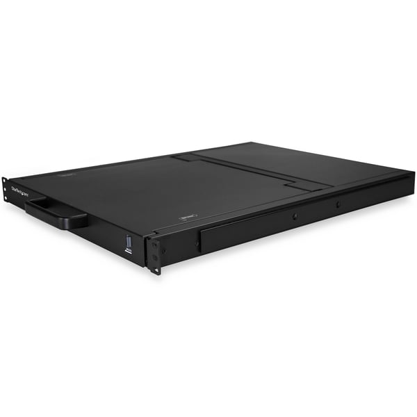 StarTech.com RKCONS1716K rack-konsol 43,2 cm (17") 1280 x 1024 pixel Stål Sort 1U