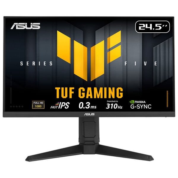 ASUS TUF Gaming VG259QMRL5A computerskærm 62,2 cm (24.5") 1920 x 1080 pixel Fuld HD LCD Sort ASUS TUF Gaming VG259QMRL5A computerskærm 62,2 cm (24.5") 1920 x 1080 pixel Fuld HD LCD Sort