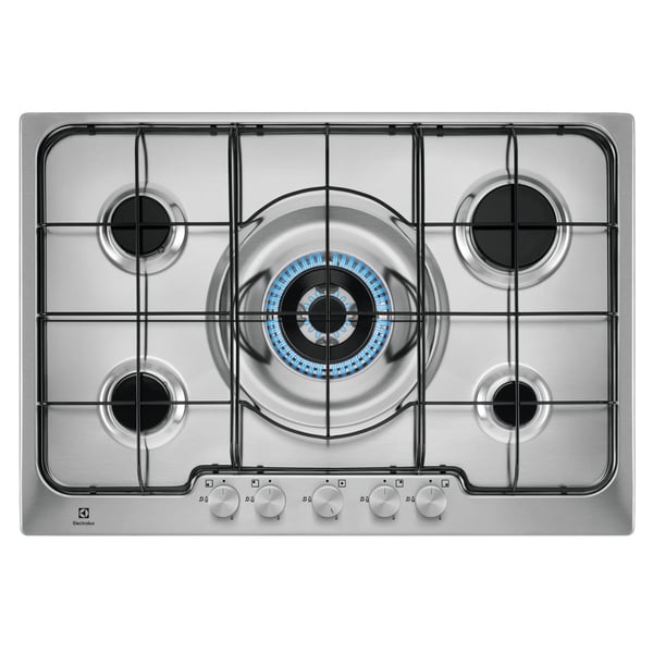 Electrolux PX750UV Rostfritt stål Inbyggd 75 cm Gas 5 zone(s)