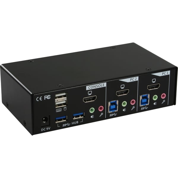 InLine 62622I KVM-switchar Svart