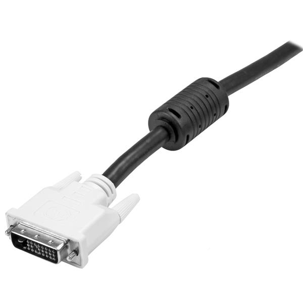 StarTech.com DVIDDMM10M DVI-kaapeli 10 m DVI-D Musta, Valkoinen