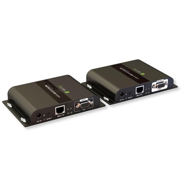 TECHly VGA HDbitT Extender med IR 3D over Cat.6 kabel op til 120m
