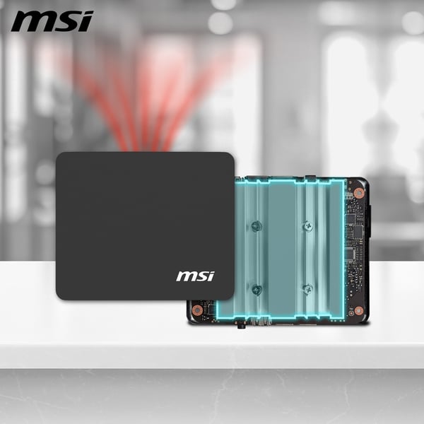 MSI Cubi NUC TWG S-006BEU USFF Sort N150 Intel® SoC BGA 1264 3,6 GHz