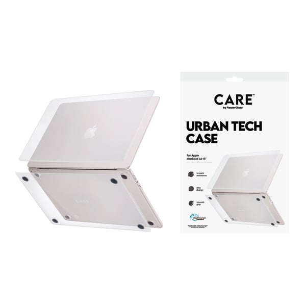 PanzerGlass CARE™ by ® Case Transparent Macbook Air 15'' M2 | M3 | M4 mobiltelefonfodral Mobilskal