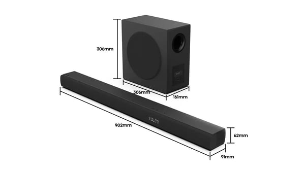 Hisense HS3100 Sort 3.1 kanaler 480 W