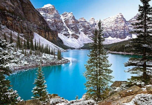 Castorland The Jewel of the Rockies, Canada 1000 pcs Puslespil 1000 stk Landskab