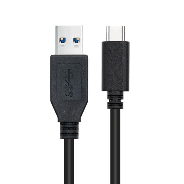 Nanocable 10.01.4002 USB-kablar USB 3.2 Gen 2 (3.1 Gen 2) 2 m USB C USB A 10 Gbit/s Svart