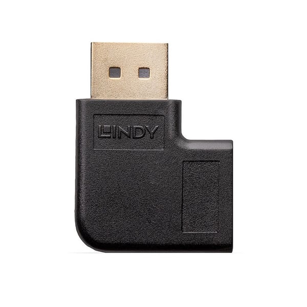 Lindy 41333 kabelomvandlare (hane/hona) DisplayPort Svart