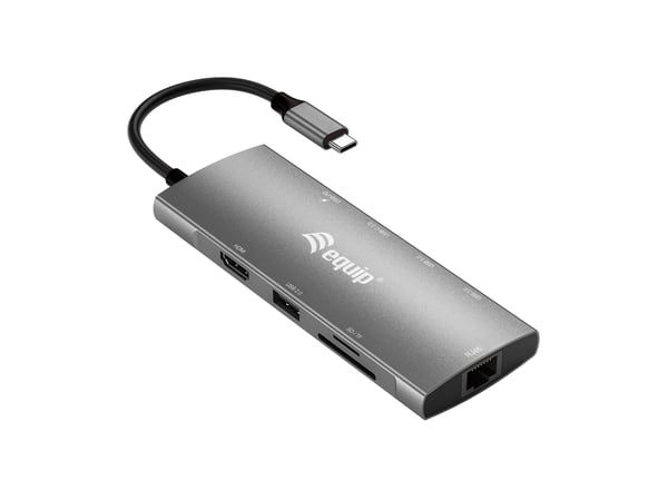 Equip 133490 dockingstation Ledningsført USB 3.2 Gen 1 (3.1 Gen 1) Type-C Grå