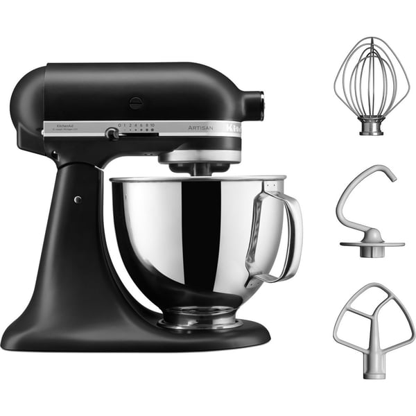 KitchenAid 5KSM125EBM matberedare 300 W 4,7 l Svart