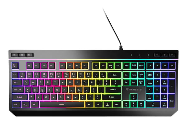 GAMING TASTATUR GENESIS RHOD 530 RGB MED BAGGRUNDSBELYSNING PROGRAMMERBAR