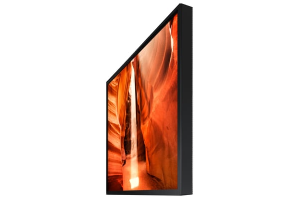 Samsung OM55N-S Platt skärm för digital skyltning 139,7 cm (55") LCD Wi-Fi 4000 cd/m² Full HD Svart Inbyggd processor Tizen 5.0
