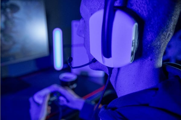 Konix Skylite Kuulokkeet Langallinen Pääpanta Pelaaminen Musta, Valkoinen