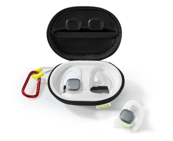 Hama Spirit Athletics Headset True Wireless Stereo (TWS) Ørekrog Sport Bluetooth Hvid, Gul