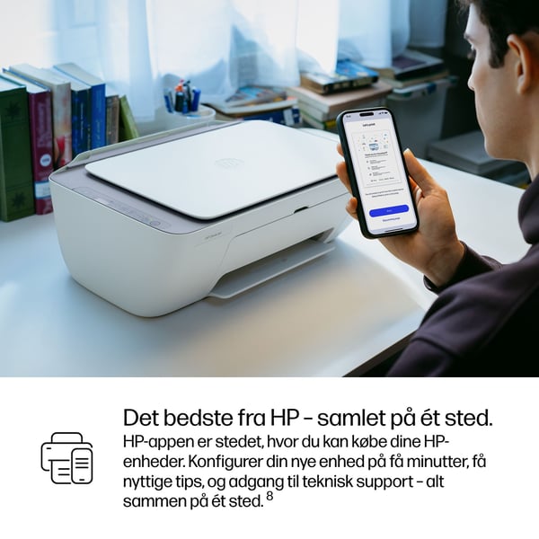HP DeskJet 2922 Trådløst All-in-One Farve Printer