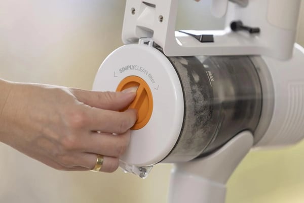 Gorenje SVC216290FFW stav støvsuger & elektrisk kost 2-i-1 stangstøvsuger Batteri Dry Poseløs 0,5 L 130 W Hvid