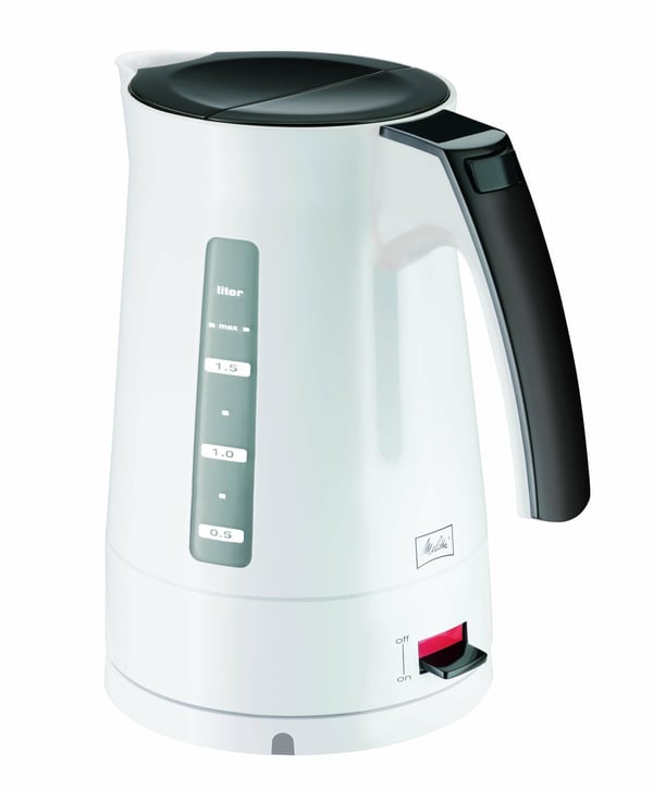 Melitta Enjoy Aqua elkedel 1,7 L 2400 W Sort, Hvid Melitta Enjoy Aqua elkedel 1,7 L 2400 W Sort, Hvid