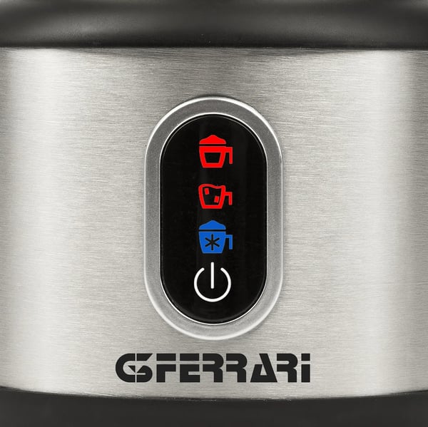 G3 Ferrari G10198 mjölkskummare och mjölkvärmare Automatisk mjölkskummare/värmare Svart, Rostfritt stål