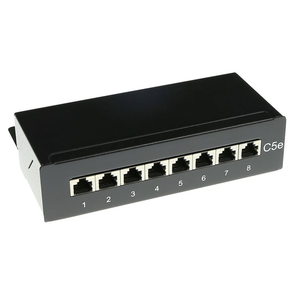 ACT FA5001 uttagboxar RJ-45 Svart