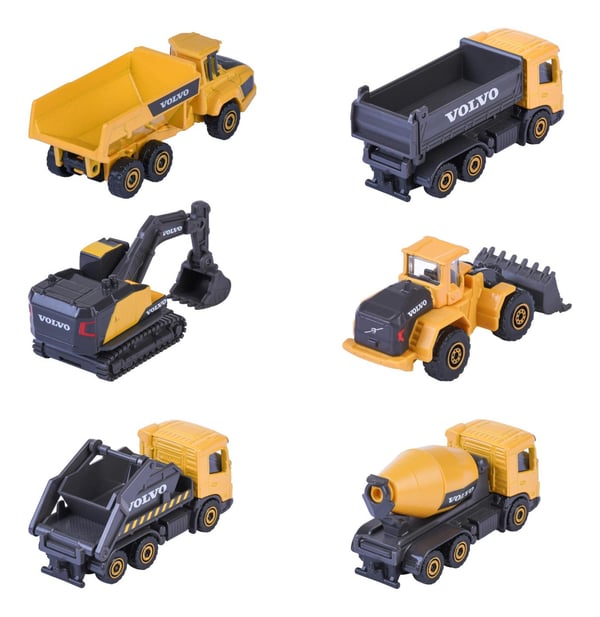 Majorette Volvo Construction 3 Pieces Set
