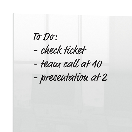Nobo Transparent Akryl mini whiteboard skrivbord eller väggmonterad 45x45 cm