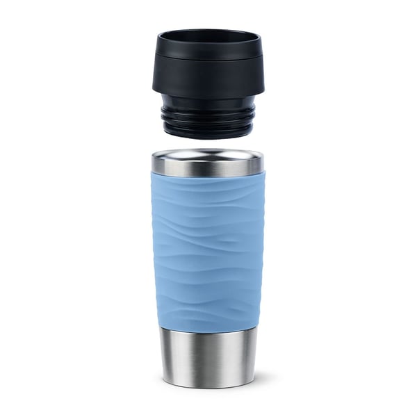 EMSA Travel Mug Waves 36 ml Sininen, Ruostumaton teräs