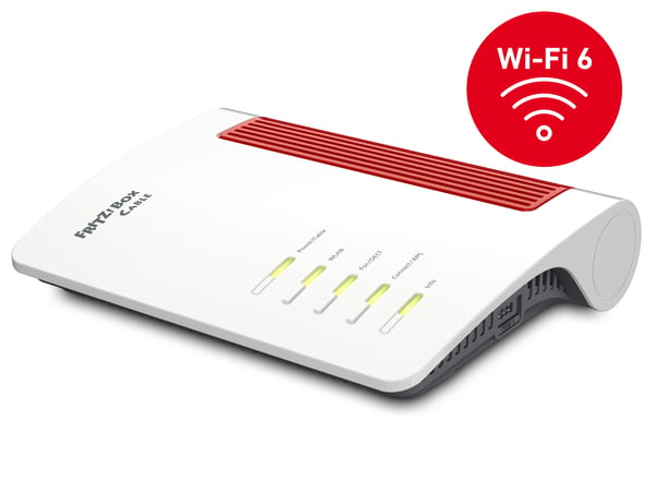 Box FRITZ! 6660 Cable trådløs router Gigabit Ethernet Dual-band (2,4 GHz / 5 GHz) Hvid
