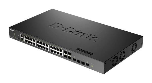 D-Link DXS-3410-32XY nätverksswitchar hanterad L3 Fast Ethernet (10/100) Svart