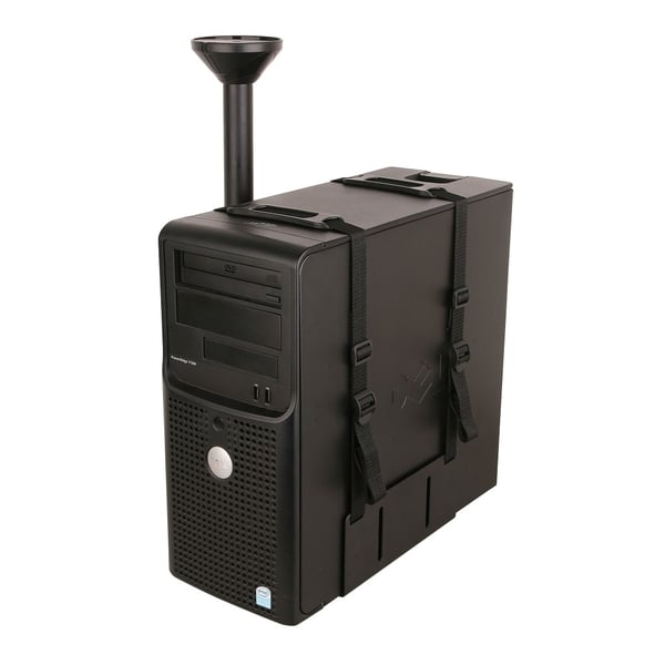 Techly ICA-CS 63 CPU holder Skrivebordsmonteret CPU-holder Sort