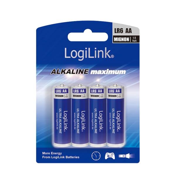 LogiLink LR6B4 husholdningsbatteri Engangsbatteri AA Alkaline