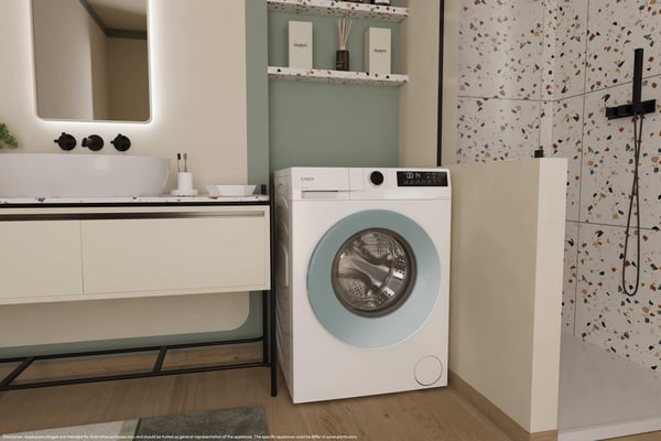 Candy GD 48SE6-S vaskemaskine Front-læsning 8 kg 1351 rpm Hvid