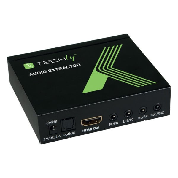 Techly IDATA HDMI-EA74K äänimuunnin Musta