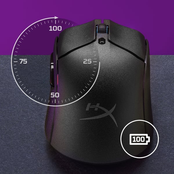 HyperX Pulsefire Haste 2 – trådløs gamingmus (hvid)