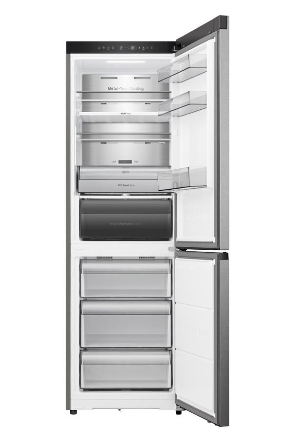 Hisense RB3K330SAIC Fristående 330 l Grå, Rostfritt stål