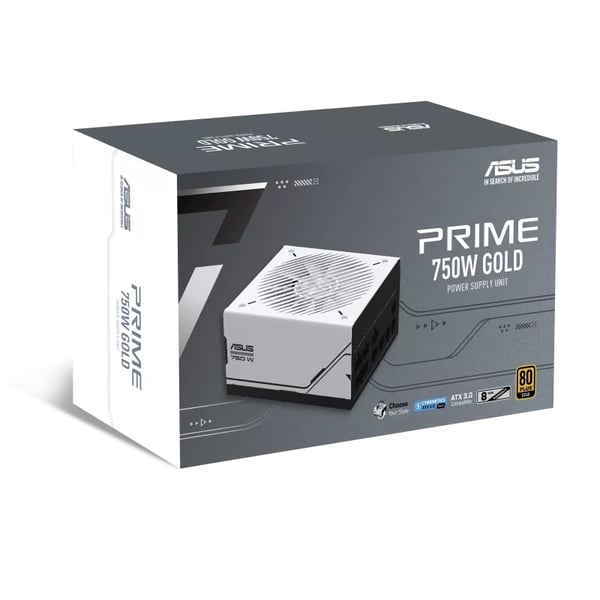 ASUS Prime 750W Gold ( AP-750G ) enhed til strømforsyning 20+4 pin ATX ATX Sort, Hvid