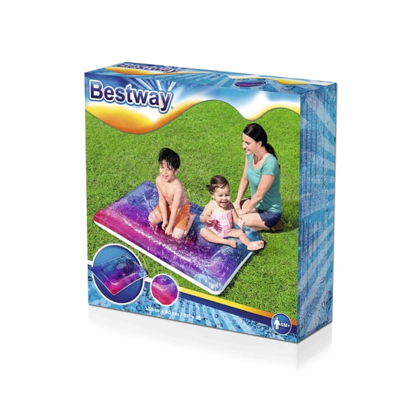 Galaktisk vandmåtte til børn 130x90cm BESTWAY + vandspray
