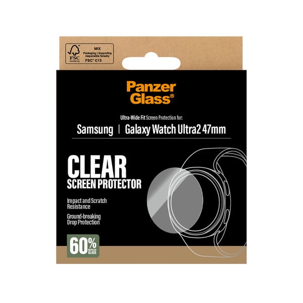 PanzerGlass ® Skærmbeskyttelse Samsung Galaxy Watch Ultra2 | 47mm