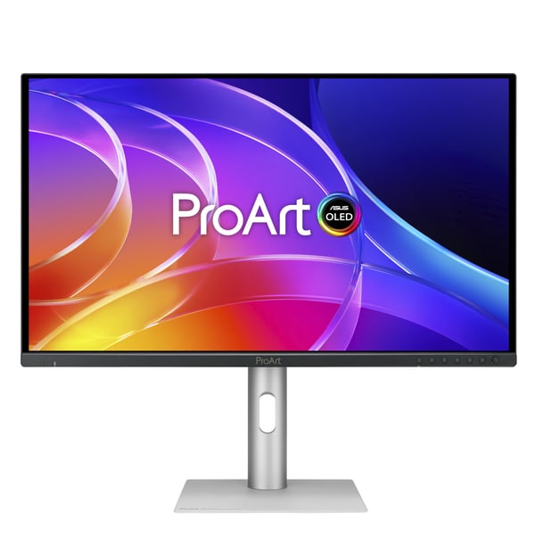 ASUS ProArt OLED PA279CDV platta pc-skärmar 67,3 cm (26.5") 3840 x 2160 pixlar 4K Ultra HD QD-OLED Svart, Silver