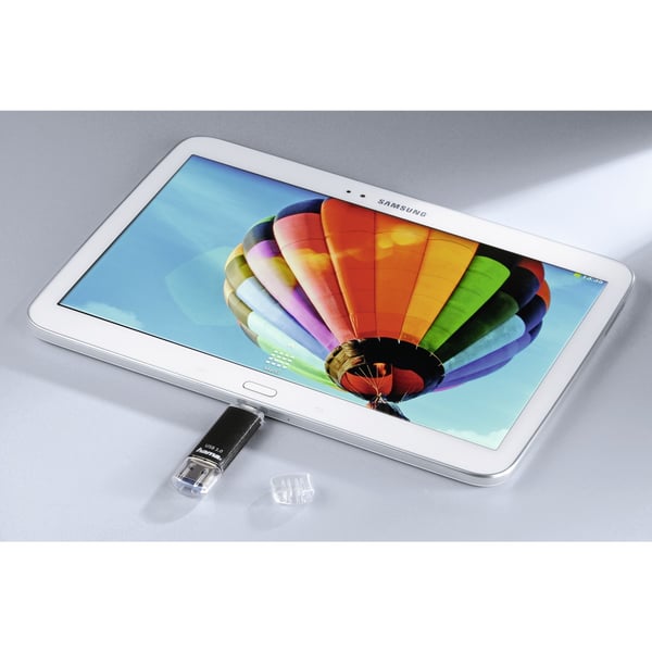 Hama Laeta Twin USB-nøgle 16 GB 3.2 Gen 1 (3.1 Gen 1) Sort
