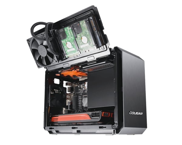 COUGAR QBX Kuutio Musta