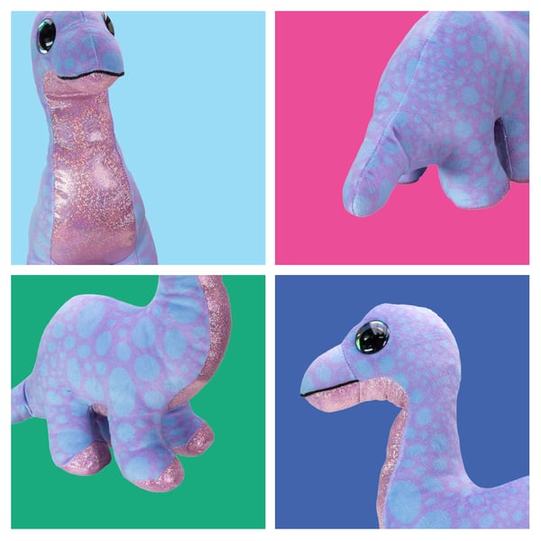Lumo Stars Dino Brontosaur pehmolelu classic