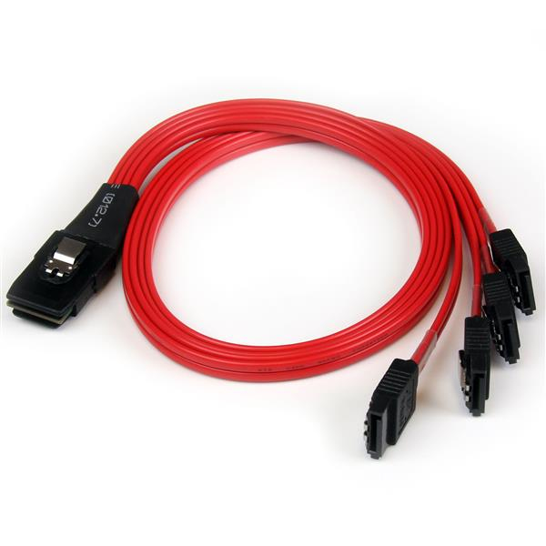 StarTech.com SFF-8087 til 4x SATA-kabel 50 cm - Internt Mini SAS til Serial-ATA Reverse Multilane K
