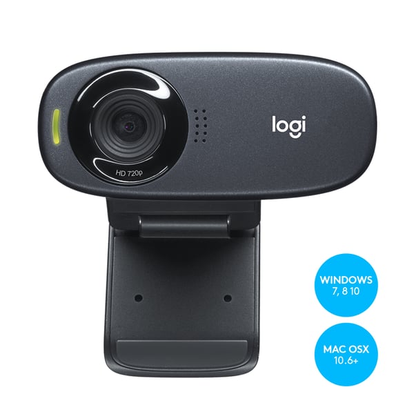 Logitech C310 HD webbkameror 5 MP 1280 x 720 pixlar USB Svart