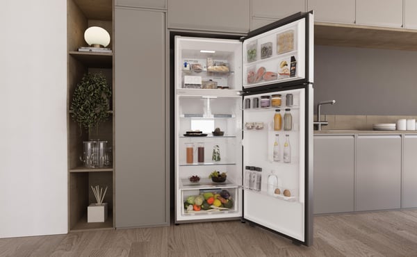 Haier 2D 70 Series 5 HPR5718DNMX Fritstående 464 L Rustfrit stål