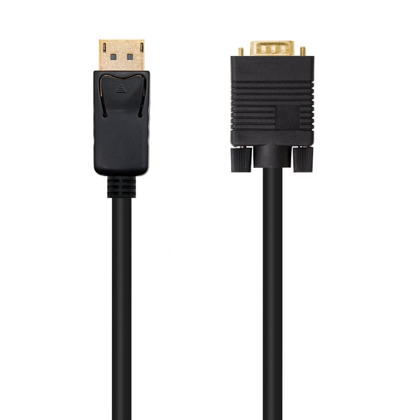 Nanocable 10.15.4402 videokabel adapter 2 m DisplayPort VGA (D-Sub) Sort